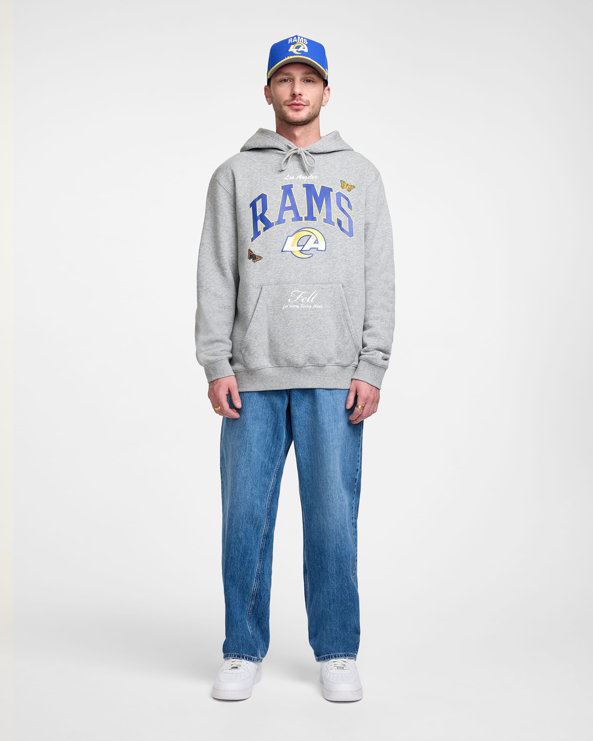 FELT x Las Vegas Raiders Gray Hoodie