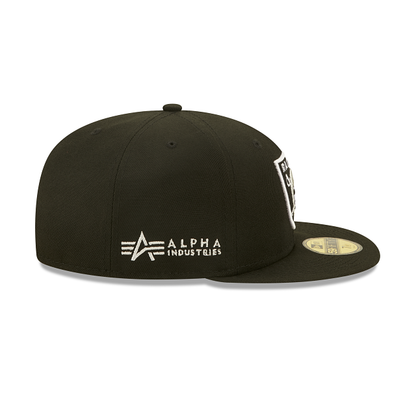 Alpha Industries X Las Vegas Raiders 59FIFTY Fitted Hat