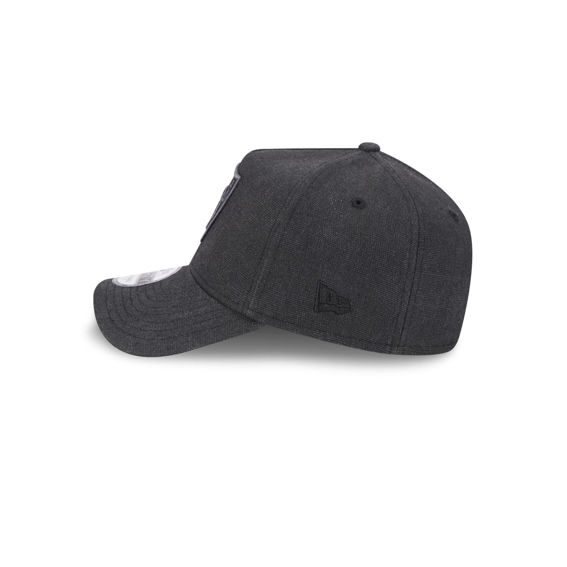 Las Vegas Raiders Logo Essentials Black 9FORTY A-Frame Snapback Hat