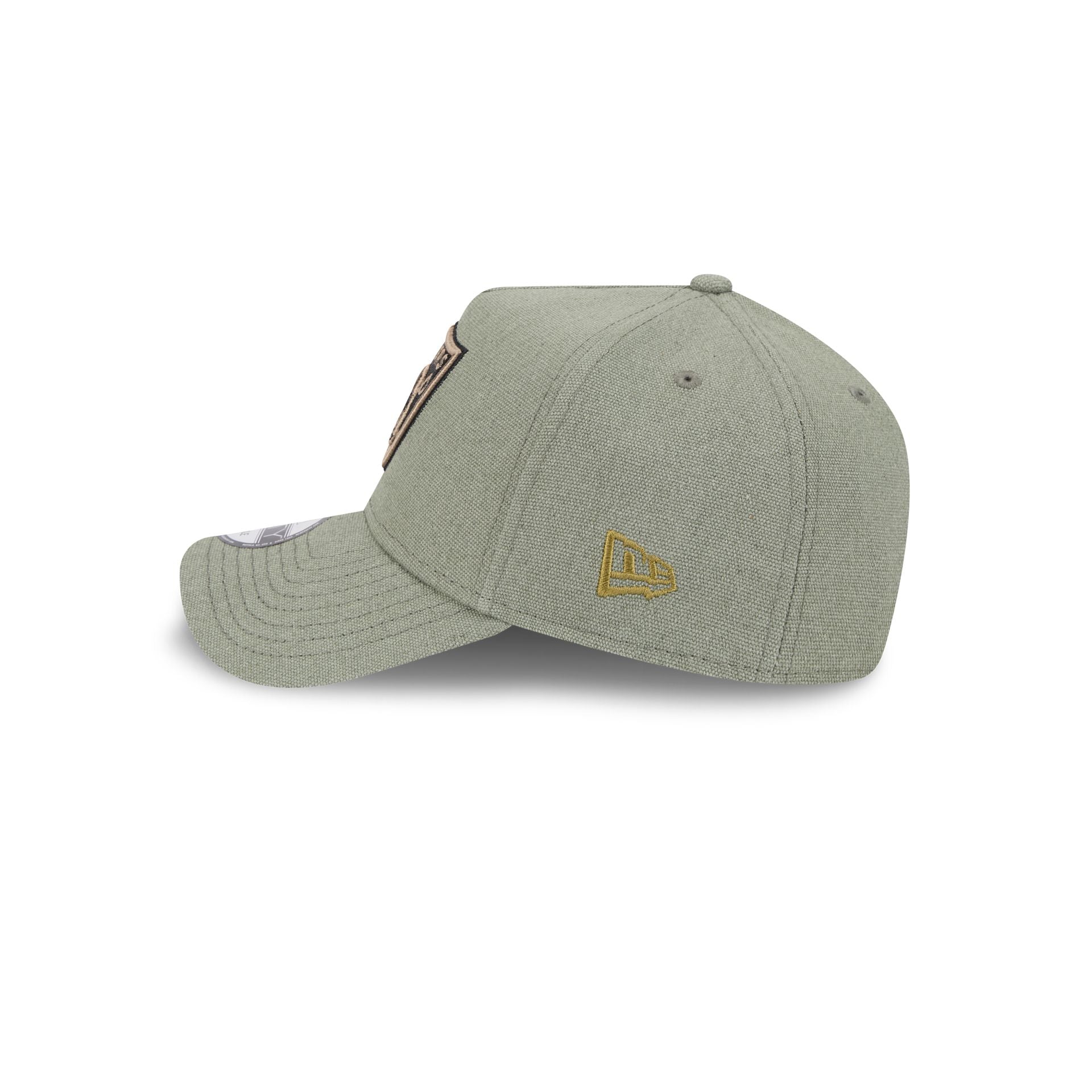 Las Vegas Raiders Logo Essentials Olive 9FORTY A-Frame Snapback Hat