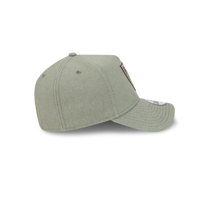 Las Vegas Raiders Logo Essentials Olive 9FORTY A-Frame Snapback Hat