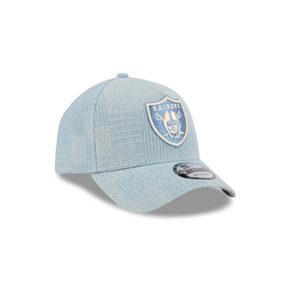 Las Vegas Raiders Logo Essentials Denim 9FORTY A-Frame Snapback Hat