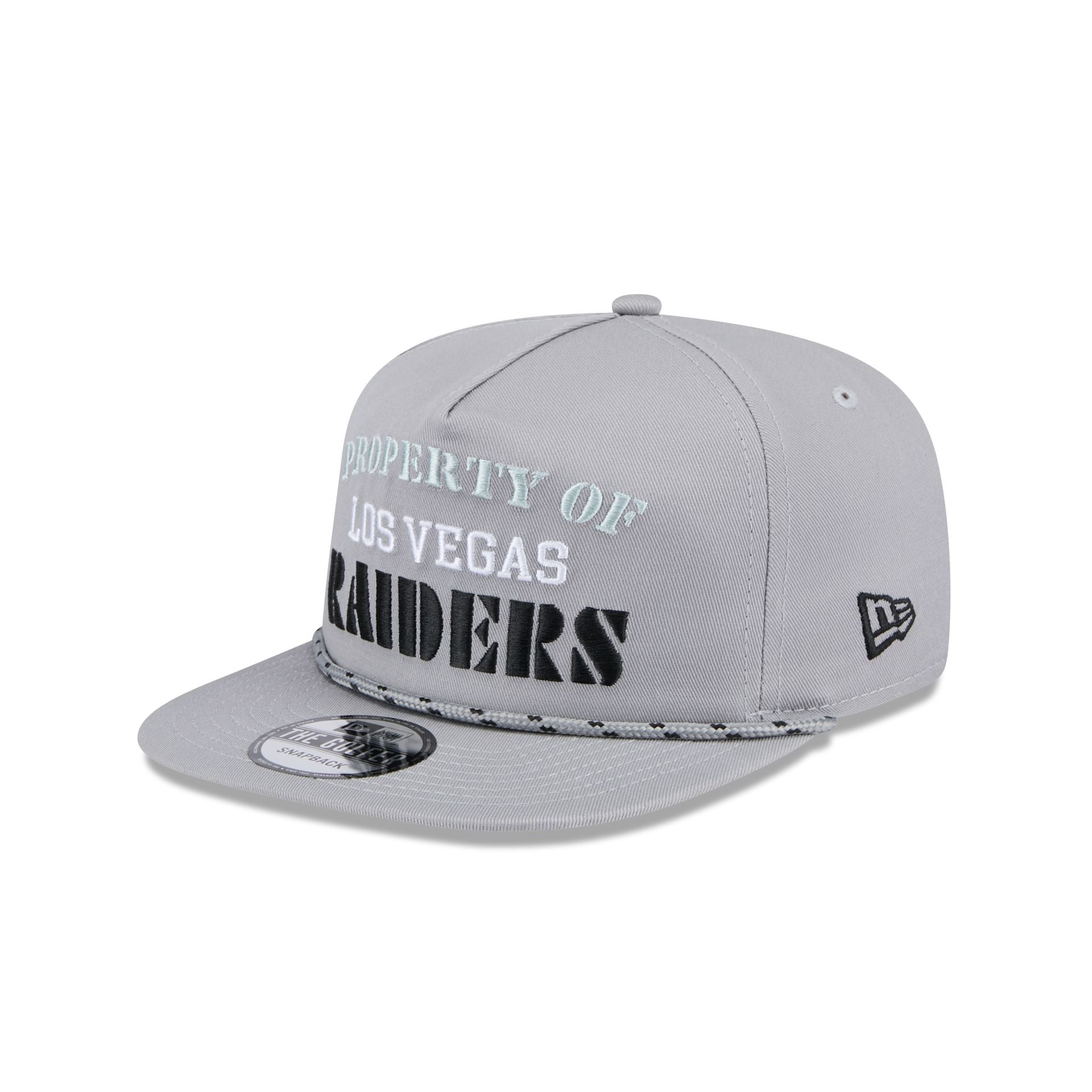 Las Vegas Raiders Vintage Gray Rope Golfer Hat