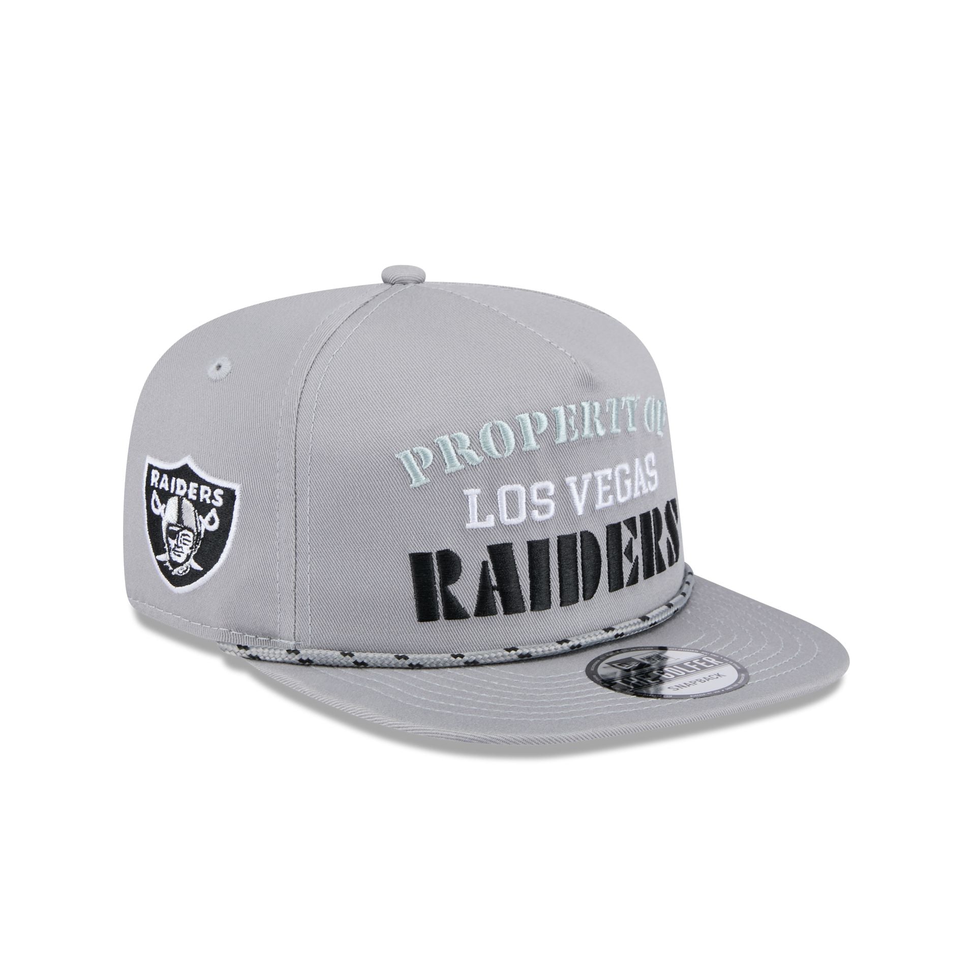 Las Vegas Raiders Vintage Gray Rope Golfer Hat