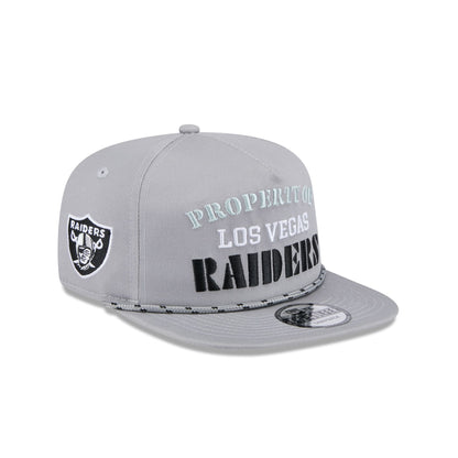 Las Vegas Raiders Vintage Gray Rope Golfer Hat