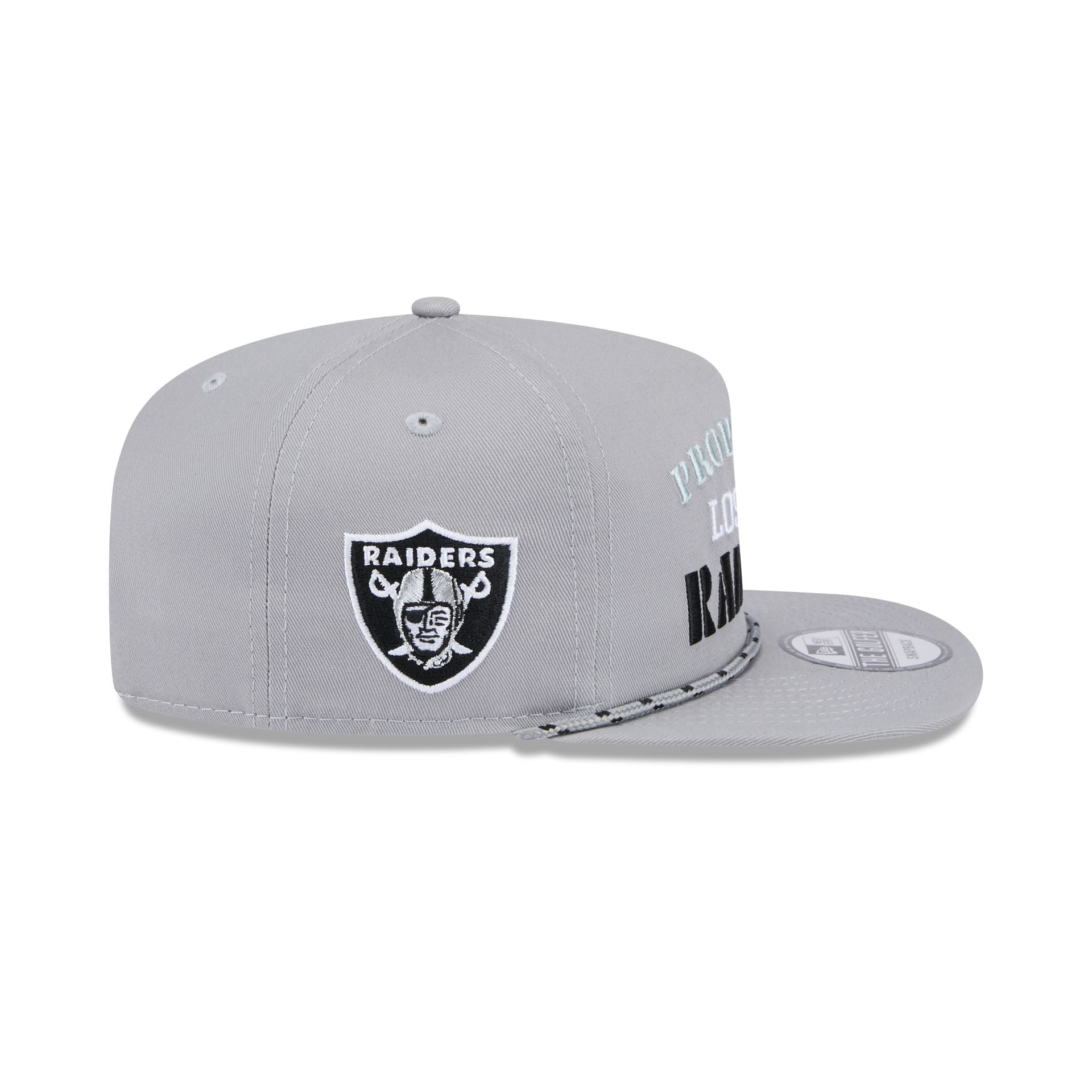 Las Vegas Raiders Vintage Gray Rope Golfer Hat