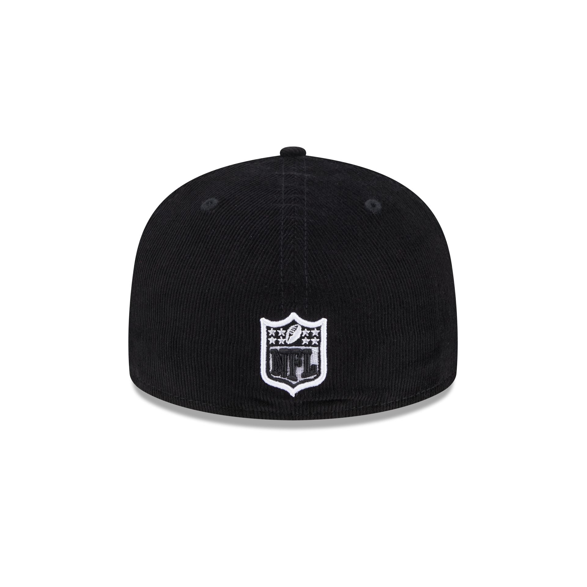Just Caps Floral Corduroy Las Vegas Raiders 59FIFTY Fitted Hat