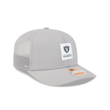 Las Vegas Raiders 2025 Sideline Hot Weather Gray 9SEVENTY Trucker Hat