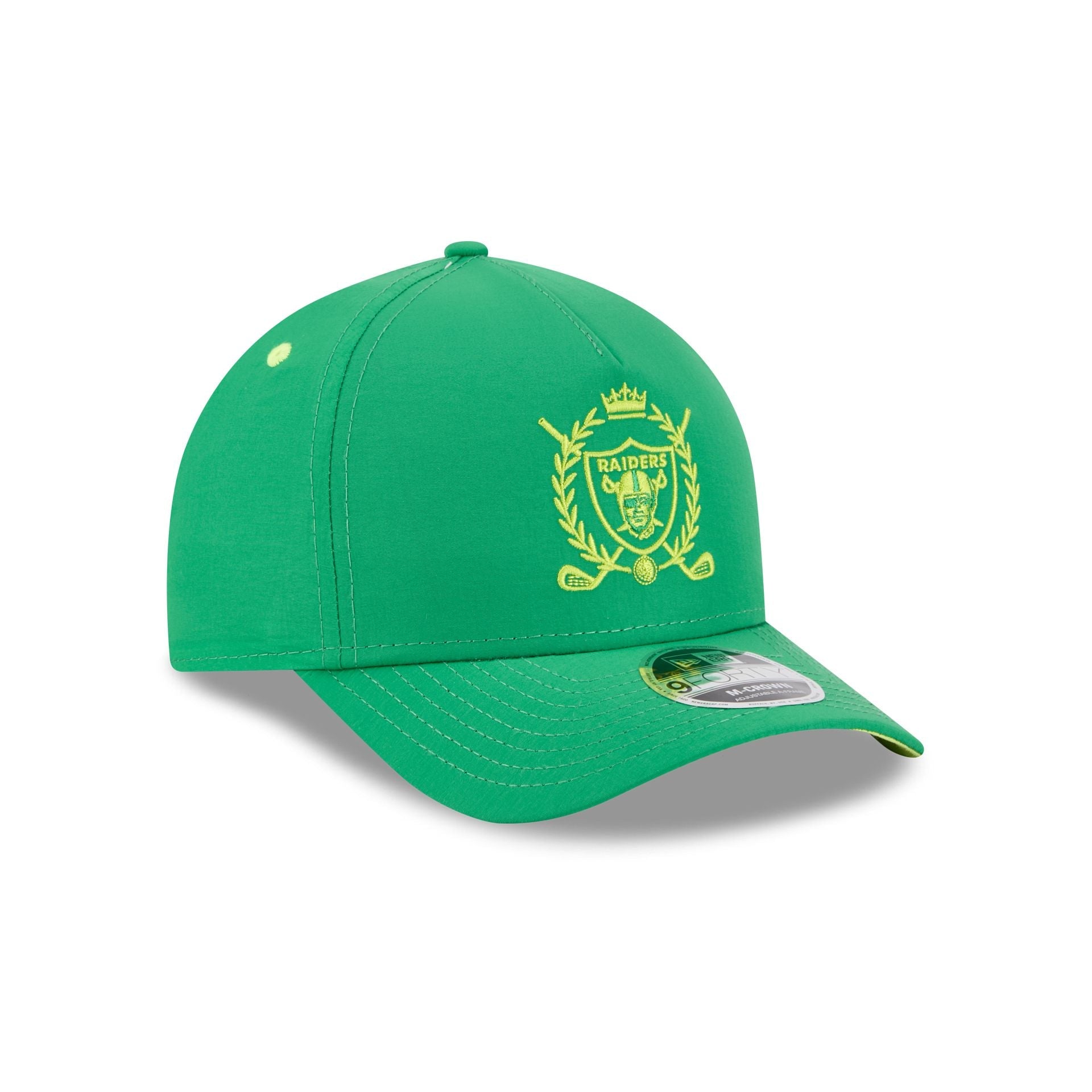 Las Vegas Raiders Tee Time 9FORTY M-Crown A-Frame Snapback Hat