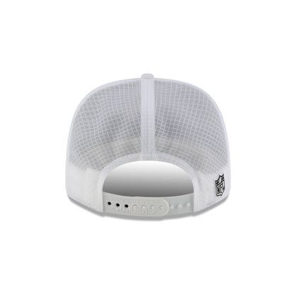 Las Vegas Raiders 2025 Sideline Hot Weather White 9SEVENTY Trucker Hat