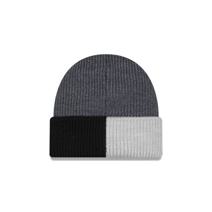 Las Vegas Raiders Merino Wool Color Block Cuff Knit Hat